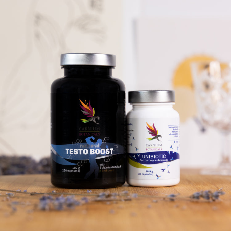 Silny mężczyzna: Testo Boost + Unibiotic -10%