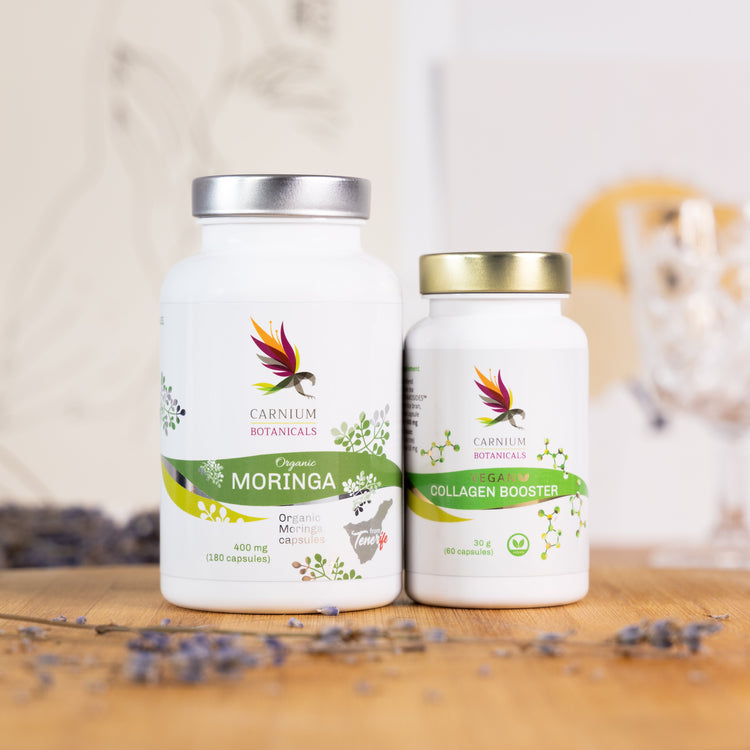 Piękna na zewnątrz i w środku: Moringa + Vegan Collagen Booster -10%